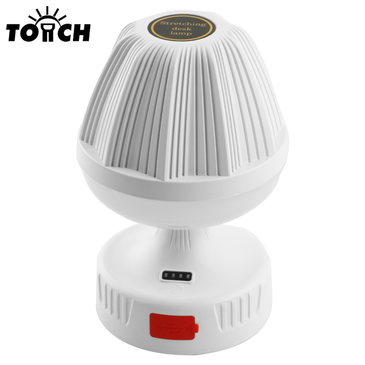 آباژور رومیزی شارژی LED مدل TL-9718 | چراغ خواب مدرن قارچی