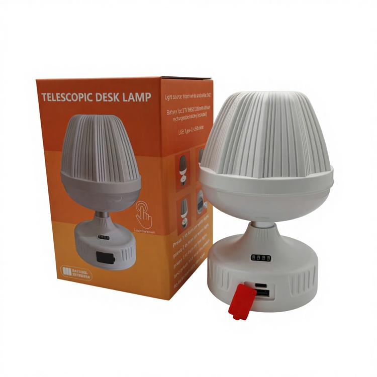 آباژور رومیزی شارژی LED مدل TL-9718 | چراغ خواب مدرن قارچی
