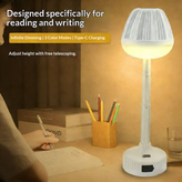 آباژور رومیزی شارژی LED مدل TL-9718 | چراغ خواب مدرن قارچی