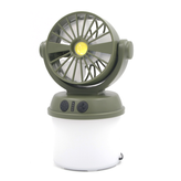 پنکه و چراغ کمپینگ چندکاره شارژی و خورشیدی مدلCH-F803